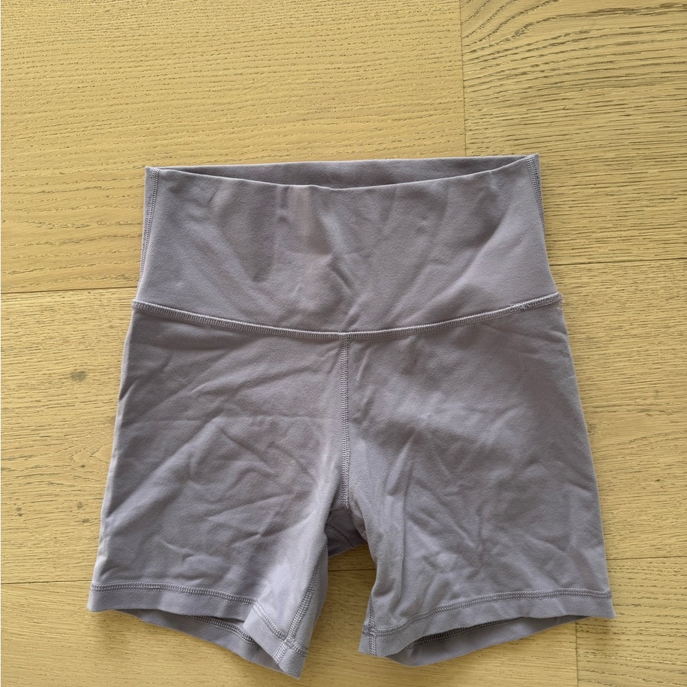 High-Waisted purple Women's Shorts